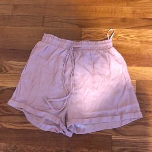 Shein pink flow shorts